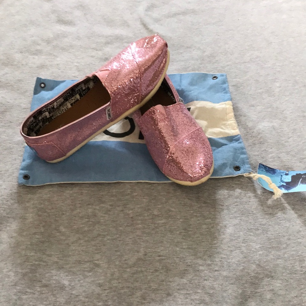 Toms Sparkling Pink Shoes